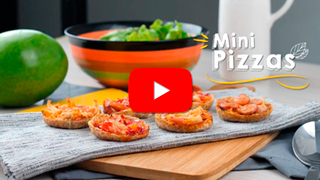 Mini pizza Alimentación Saludable