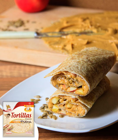 Tortilla de avena Alimentación Saludable