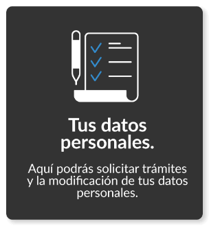 Tus datos personales