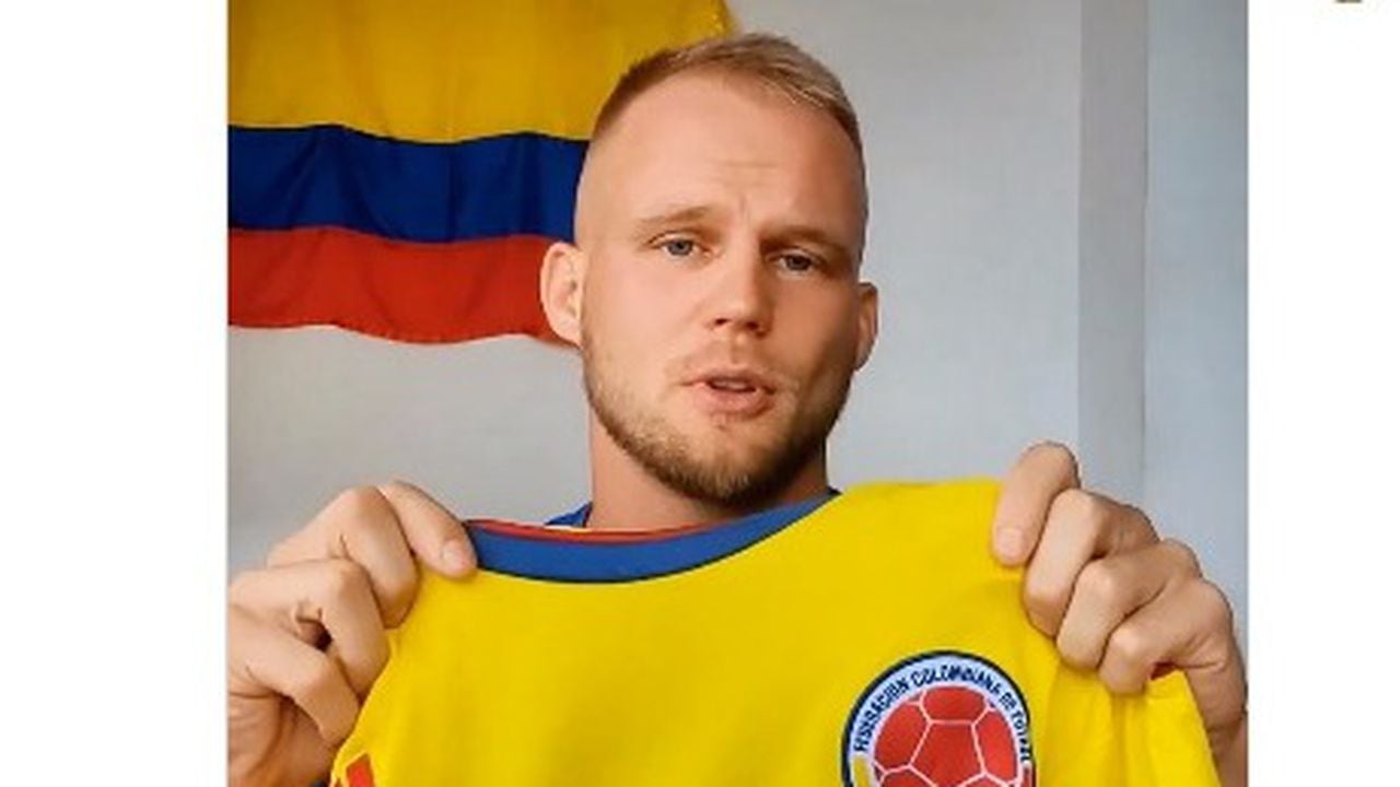 El creador de contenido alemán Dominic Fabian Wolf, reconocido por su infinito amor por Colombia, cuenta en sus redes sociales porque se le prohibió el uso de la camiseta de la selección.