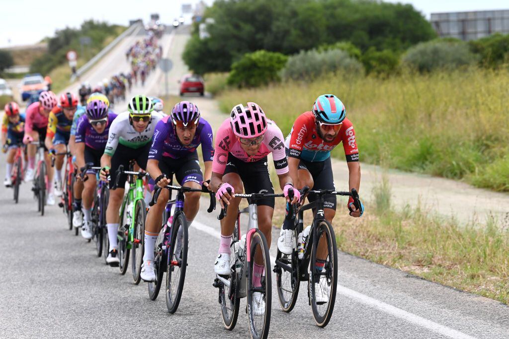 Diego Camargo integró el grupo de escapados en el inicio de la etapa 8 de la Vuelta a España