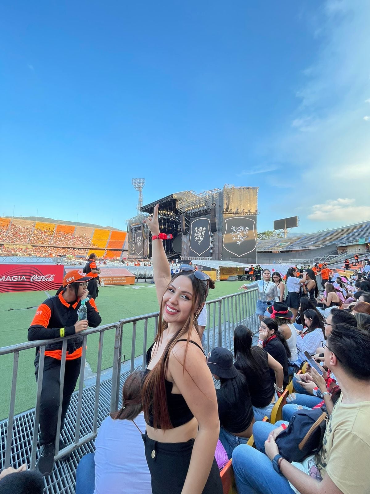 Una de las fanáticas de RBD, previo al concierto.