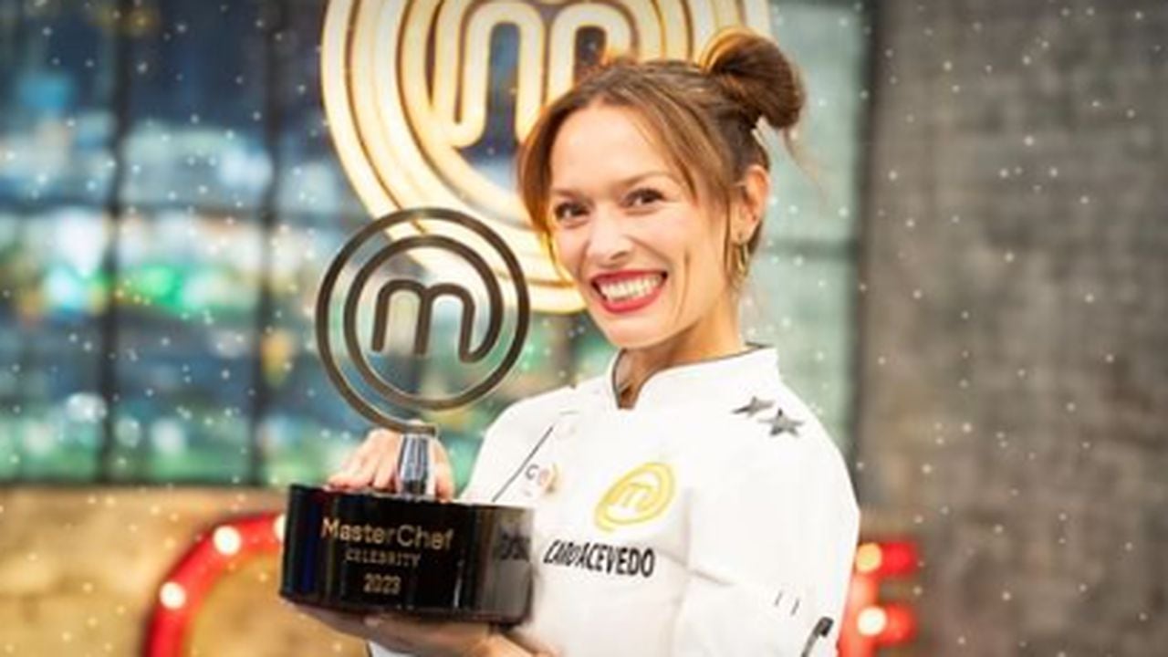 Carolina Acevedo es la ganadora de MasterChef Celebrity 2023