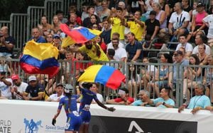 Colombia ya suma 12 medallas de oro en el Mundial de Patinaje de Velocidad 2023.