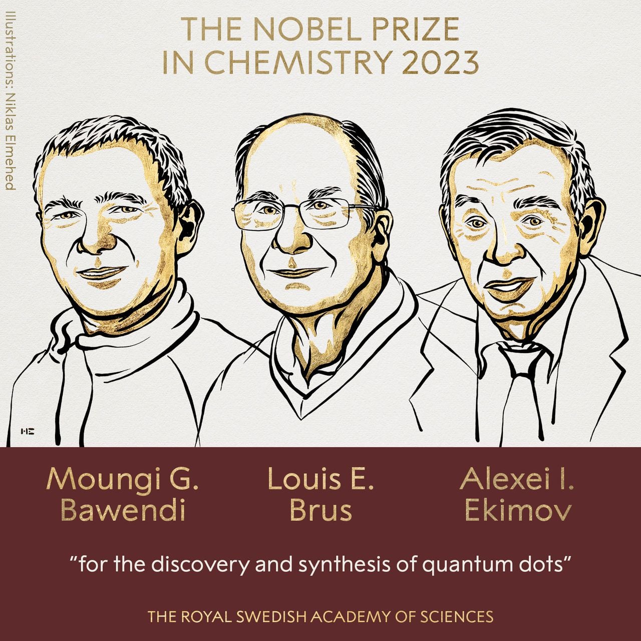 Ganadores Premio Nobel de Química.