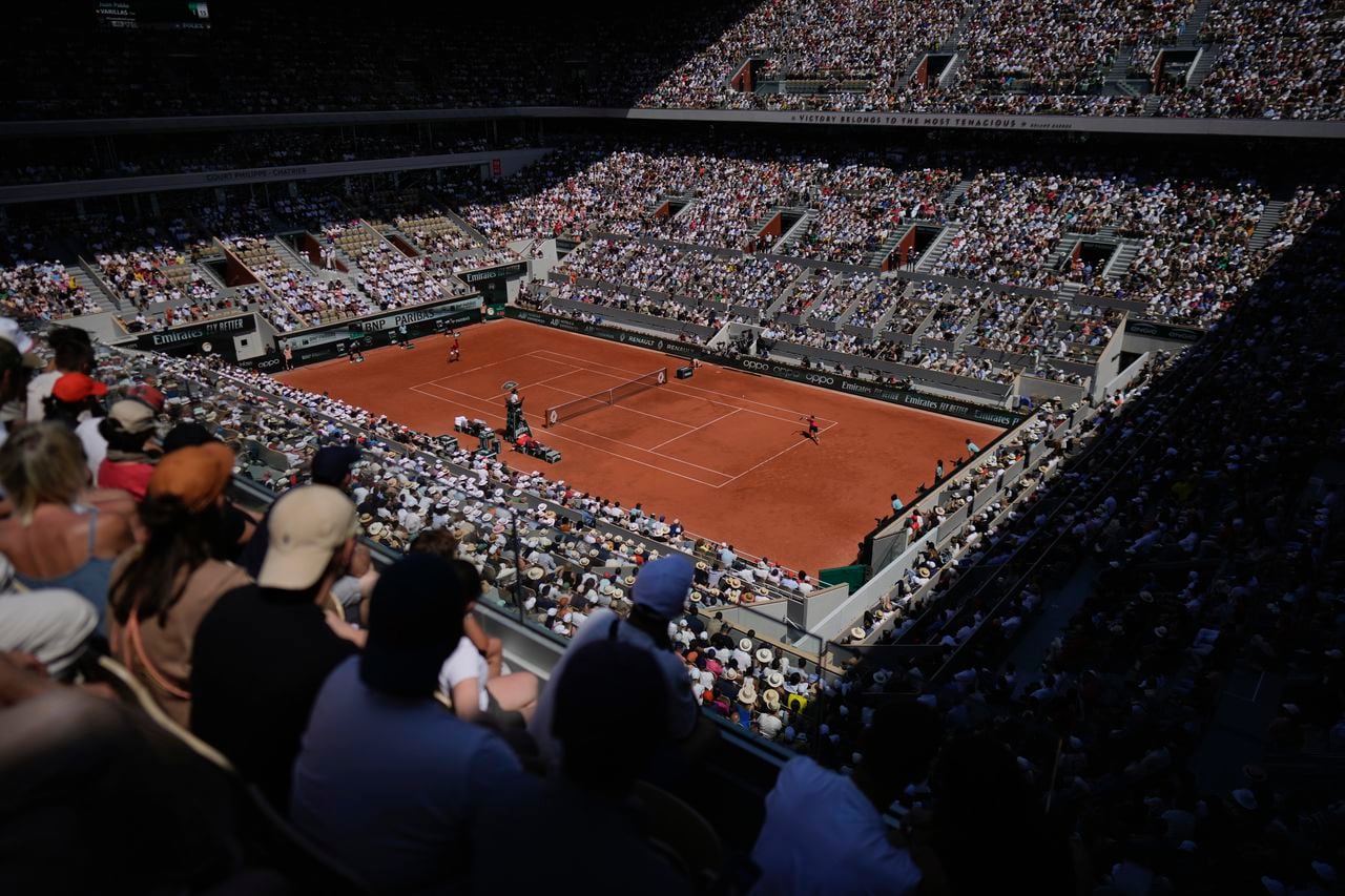 Campo Philippe Chatrier en el Roland Garros de Francia.