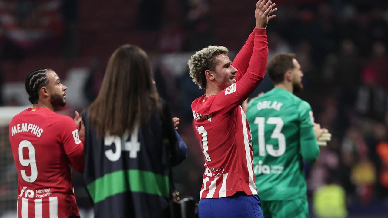 Griezmann da tres nuevos puntos al Atlético de Madrid y se acerca al récord de Aragonés