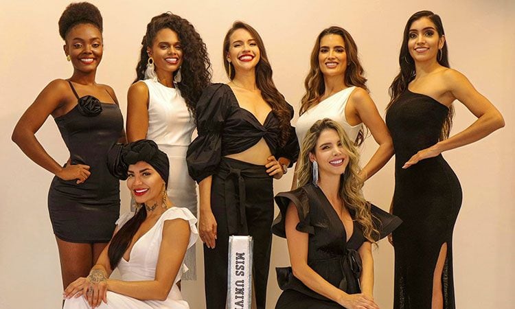 Las siete candidatas a ser Miss Universe Cali 2024.