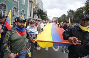 Marcha Reserva moral de Colombia
Protesta, reserva militar 
en contra del Gobierno de Gustavo Petro