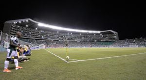 Imagen del clásico 287 entre Deportivo Cali y América disputado en el estadio de Palmaseca, correspondiente a la jornada 15 de la Liga Águila II - 2019.