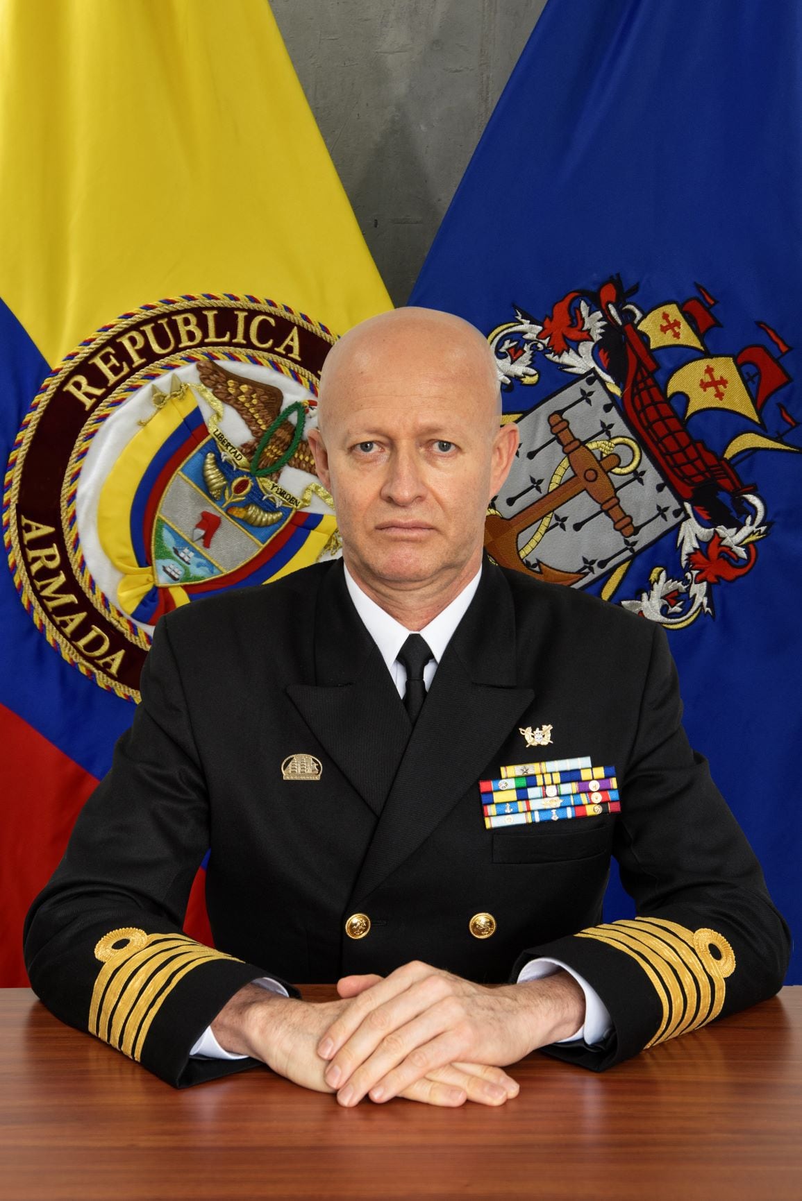 William Pedroza Nieto,  capitán de navío y director de Intereses Marítimos y Fluviales de la Armada Nacional.