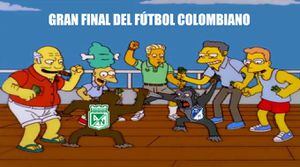 Meme de la final del fútbol colombiano entre Nacional y Millonarios.