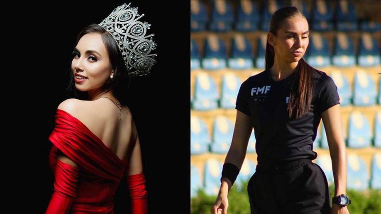 Selene Figueroa en el 2023 se convirtió en reina de belleza de Canatlán y al poco tiempo empezaría su carrera profesional como árbitra.