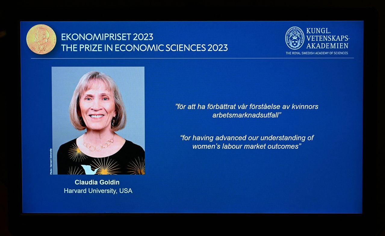 Claudia Goldin, profesora de la Universidad de Harvard, se convierte en la tercera mujer en conseguir este premio.