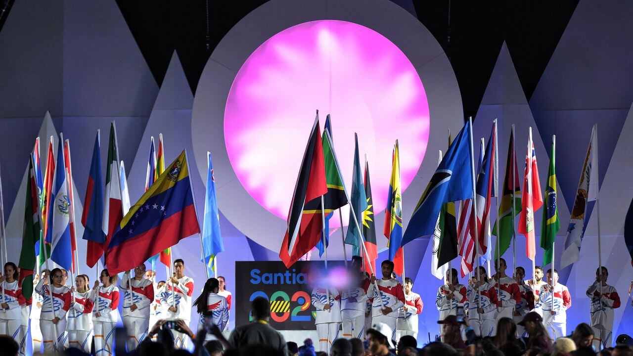 Imagen de la ceremonia de clausura de los Juegos Panamericanos de Santiago 2023.