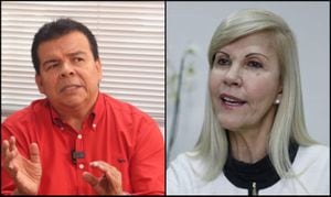 La directora del Partido de la U, Dilian Francisca Toro y el concejal de Cali Roberto Ortiz lideran las encuestas del Valle del Cauca de Toro y Guarumo.