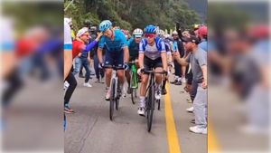 El ciclista británico fue víctima de un intento de robo en la etapa 4 del Tour Colombia