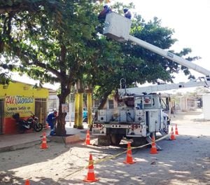 Se realizarán obras en Los Olivos, al suroccidente de Barranquilla. Foto suministrada a Semana por Air-e.