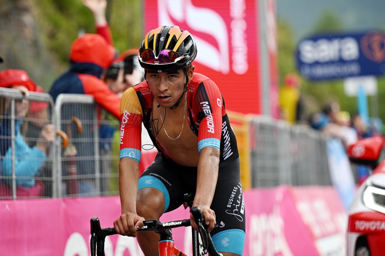 Santiago Buitrago este año ganó una etapa en el Giro de Italia.