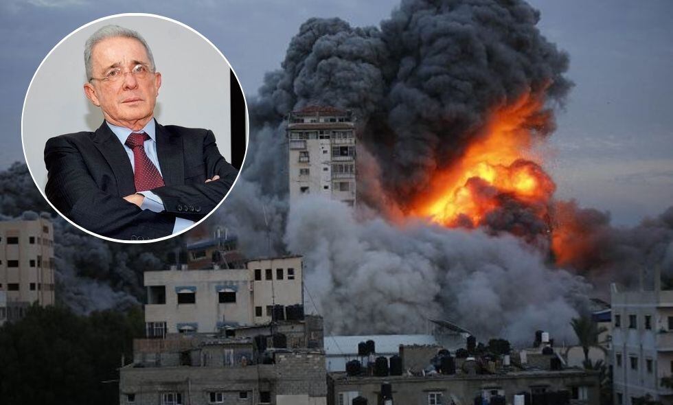 El expresidente Álvaro Uribe rechaza los ataques terroristas a Israel.