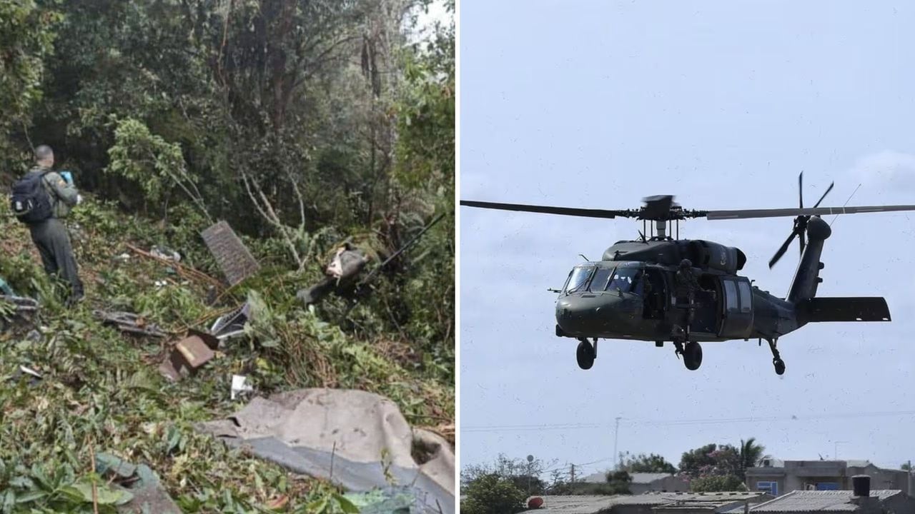 No hay sobrevivientes del helicóptero de la Policía que cayó en Antioquia;  esto se sabe del accidente