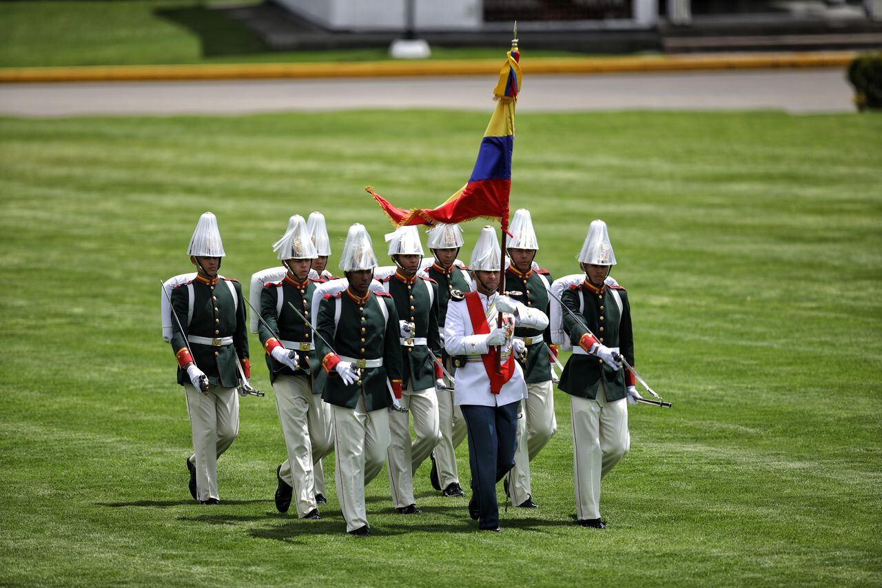 Ceremonia de ascenso de oficiales del Ejército Nacional