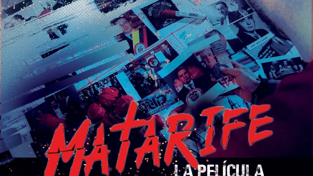 Este es el póster oficial de la proyección de la película 'Matarife'.