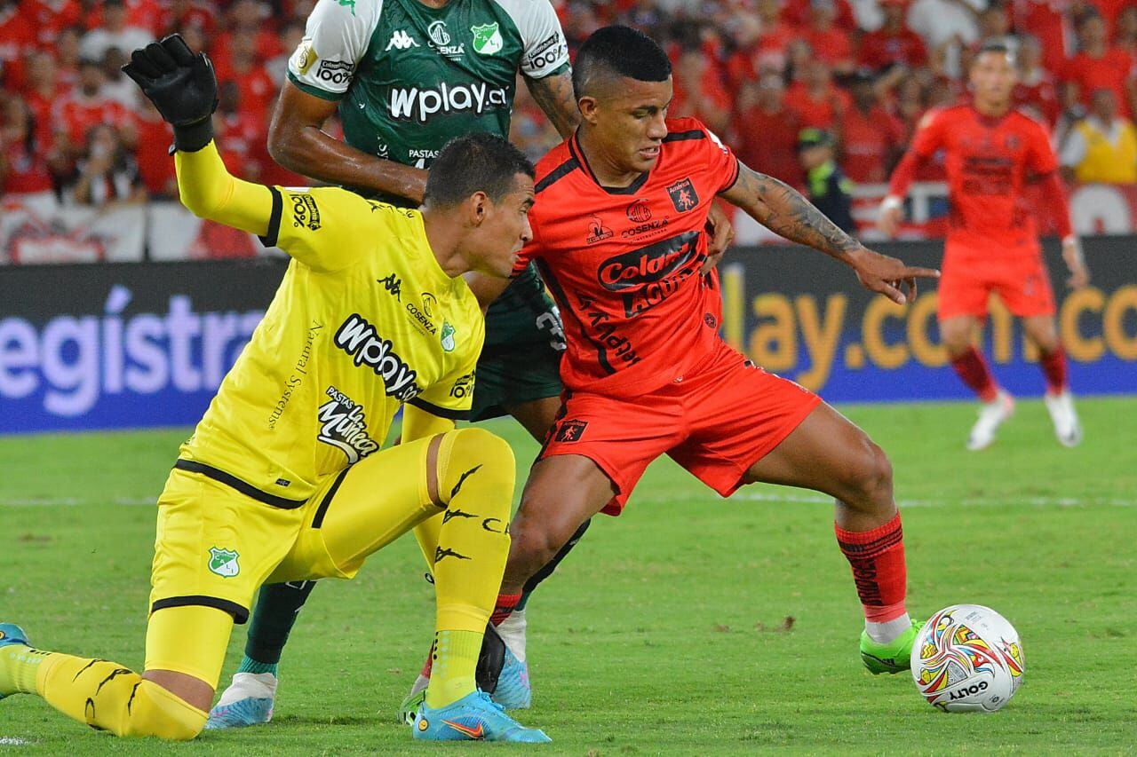 Imagen de partido entre América de Cali y Deportivo Cali por la fecha 10 del segundo semestre de la Liga colombiana 2023.