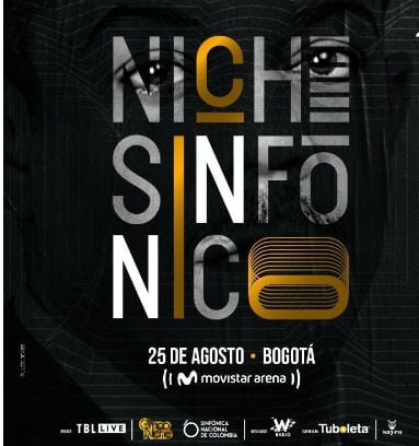 Grupo Niche y la Orquesta Sinfónica Nacional estarán en concierto en Bogotá, el próximo 25 de agosto.