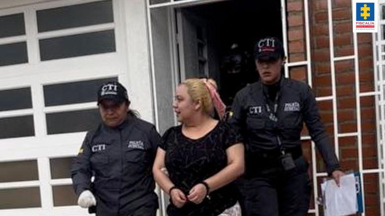 Claudia Lorena Moscoso, abogada y señalada de ser la jefa de esta organización criminal.