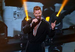 Ricky Martin en los Latin Grammy 2020.