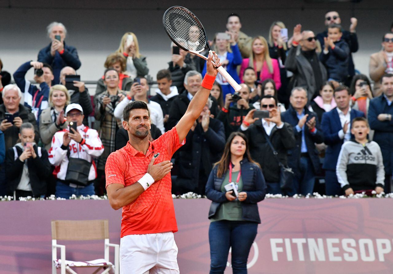 Novak Djokovic, tenista serbio.