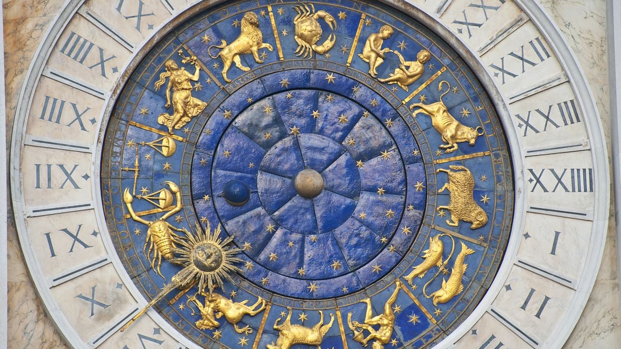 San Marco square, detail of the Clock Tower