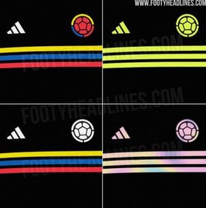 Estos serían los posibles nuevos diseños de la camiseta suplente de la Selección Colombia