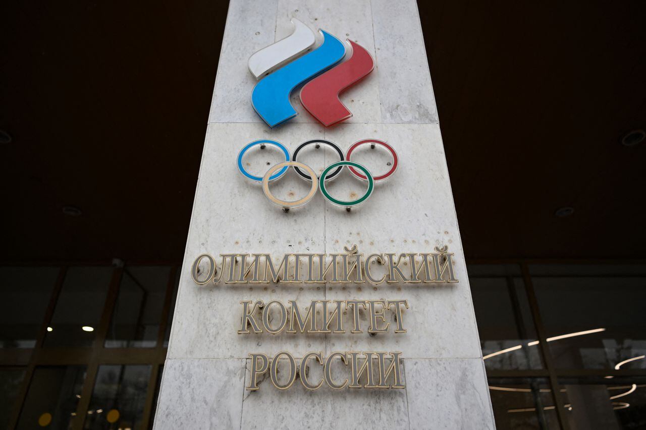 Una vista de la sede del Comité Olímpico Ruso (ROC) en Moscú. (Foto de NATALIA KOLESNIKOVA / AFP)