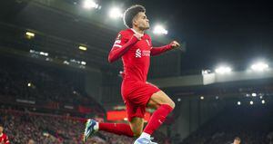 El colombiano Luis Díaz es un futbolista muy querido en el Liverpool. /Foto: AP Photo/Jon Super