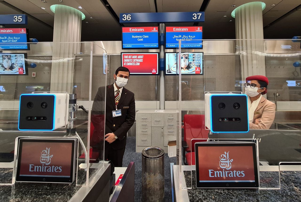 Escáner de iris Aeropuerto de Dubái