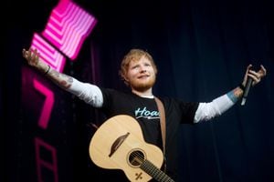 Ed Sheeran, cantante y compositor británico.