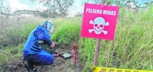 Colombia es el sexto país con mayor afectación por minas antipersonal en el mundo y uno de los seis en los que se siguen instalando este tipo de artefactos.