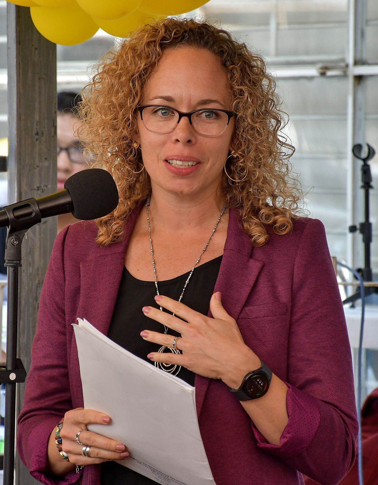 El evento de aniversario del Centro contó con la presencia de Jennifer Horsfall, directora de la Oficina Venezuela Respuesta e Integración VRIO de USAID.