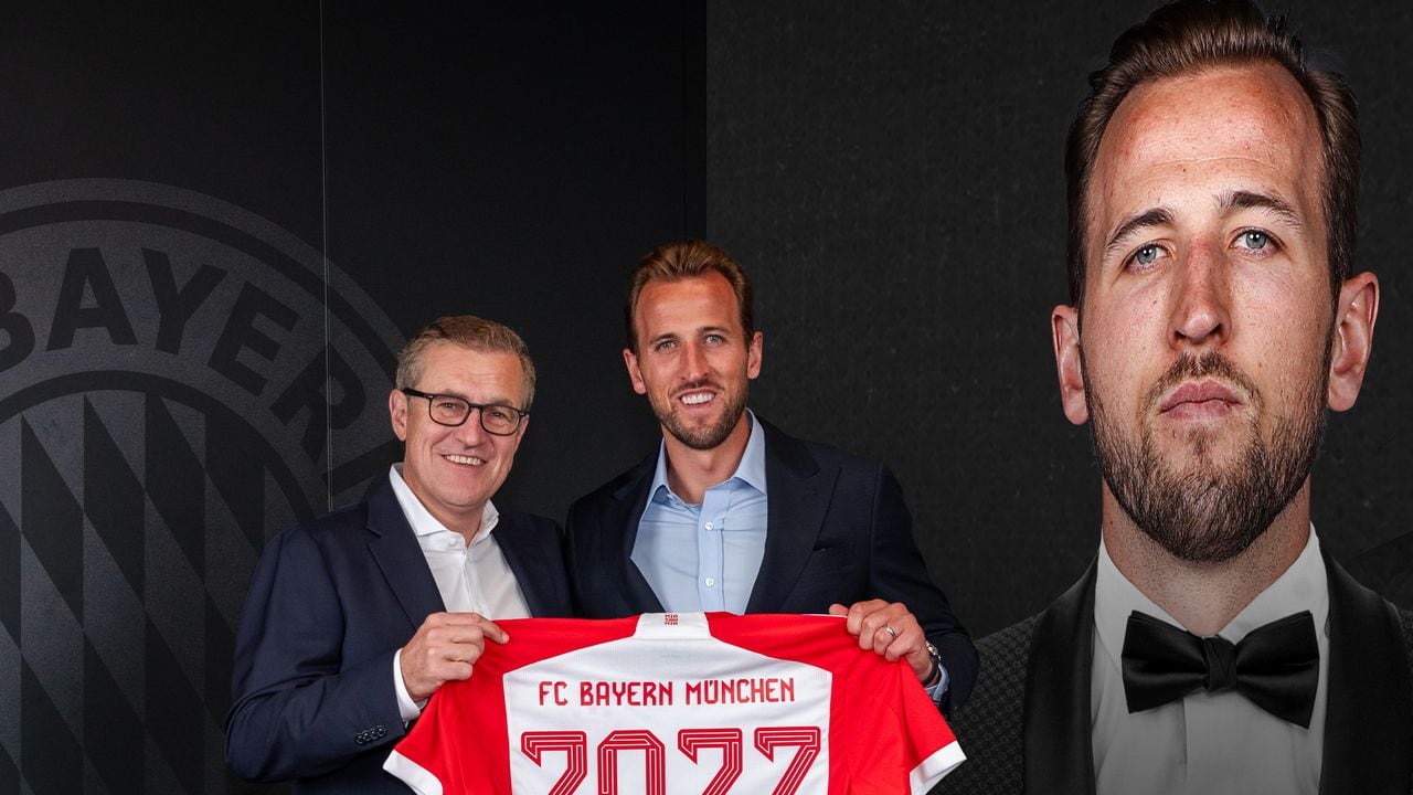 Harry Kane fue anunciado y presentado como nuevo jugador del Bayern Munich.