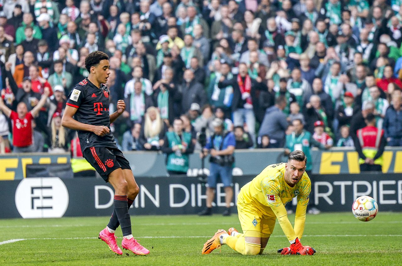 Imagen del partido entre Werder Bremen y el Bayern Munich, por la Bundesliga de Alemania 2022-2023.