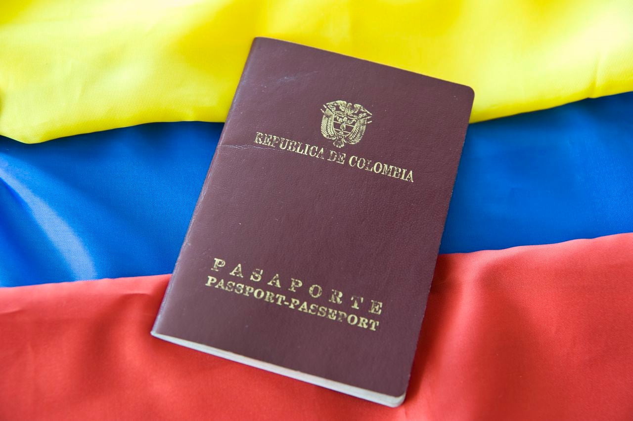 Pasaporte colombiano.