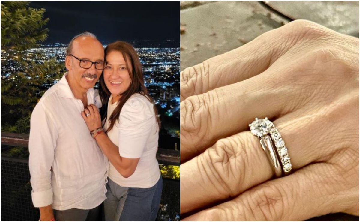 Jorge Herrera y Amparo Conde se comprometieron, después de 40 años de relación.