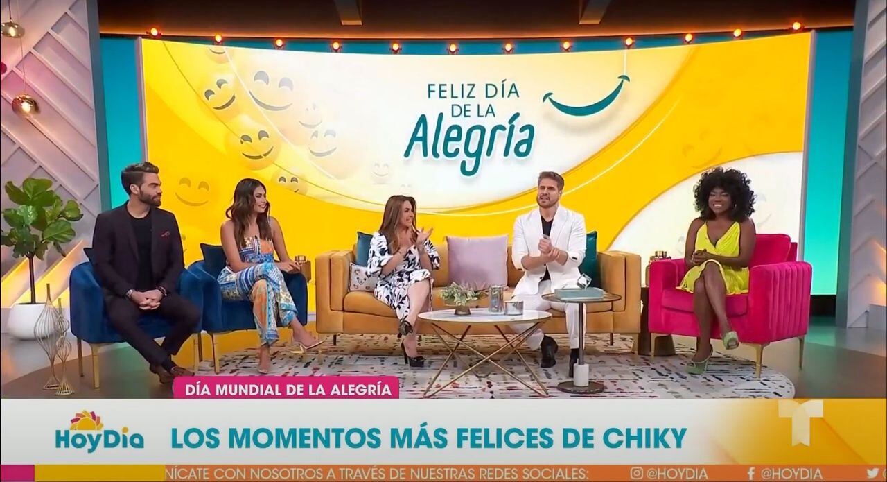 Captura de pantalla programa Hoy Día, Telemundo.