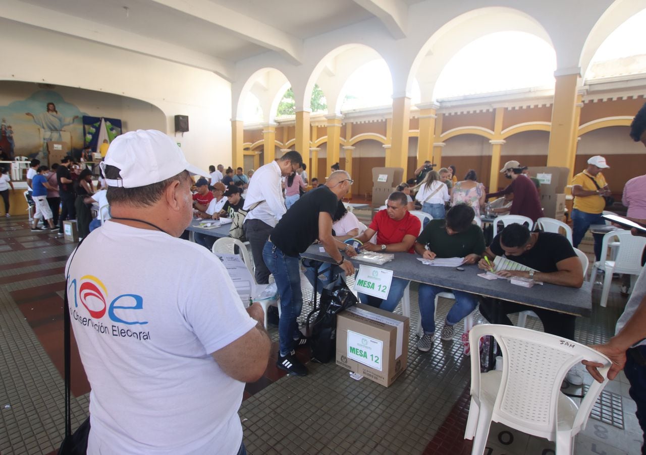 Cierre de votaciones en Barranquilla, escrutinio votos
