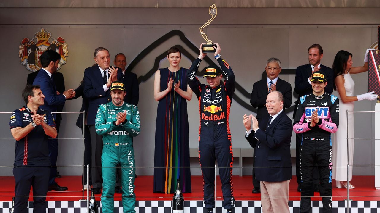 Max Verstappen ganó el GP de Mónaco de Fórmula 1.