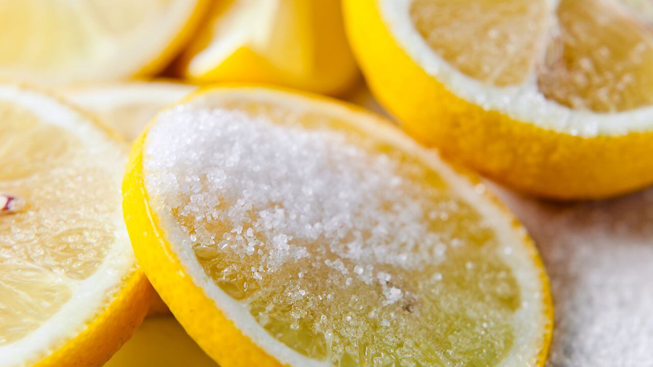 Limón con azúcar