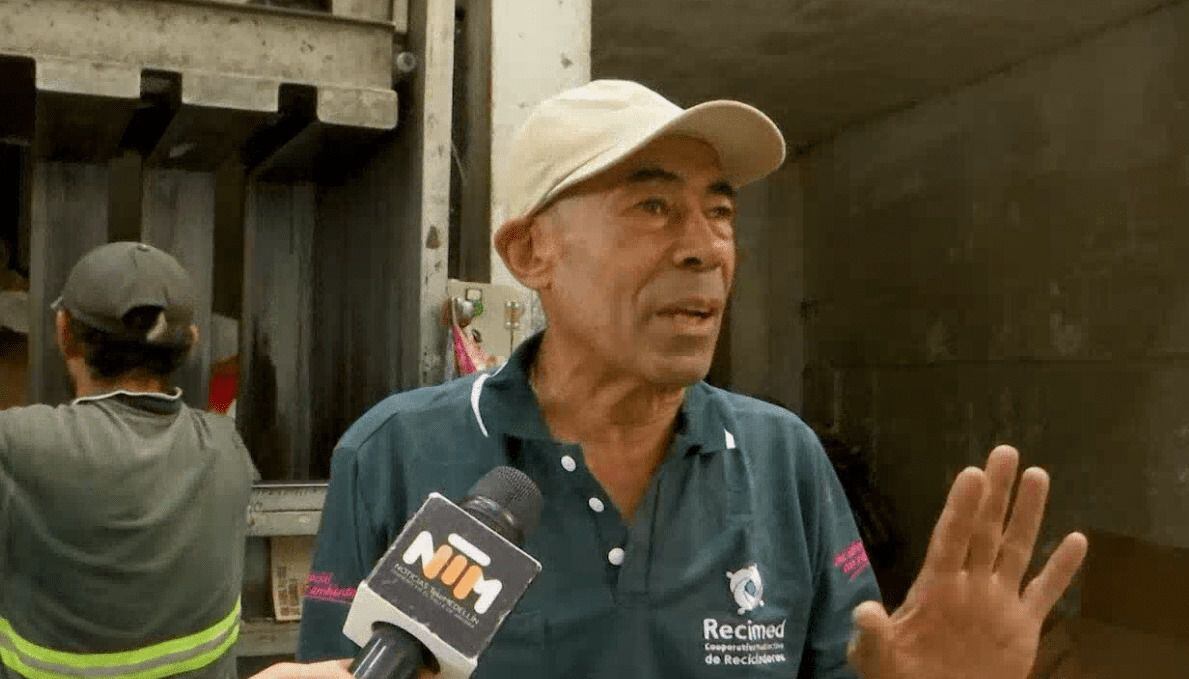 Aníbal es el primer reciclador en pensionarse en el país