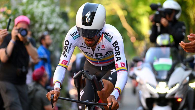 'Dani' en la etapa 7 del Giro de Italia 2024.